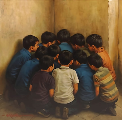 Babak Bidarian imzalı tablo — Yağlı Boya, 100×100 cm, 80.000 TL müzayede satışı