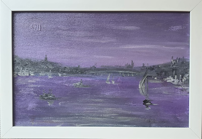 Engin Varol imzalı tablo — Yağlı Boya, 20×30 cm, 1.250 TL müzayede satışı
