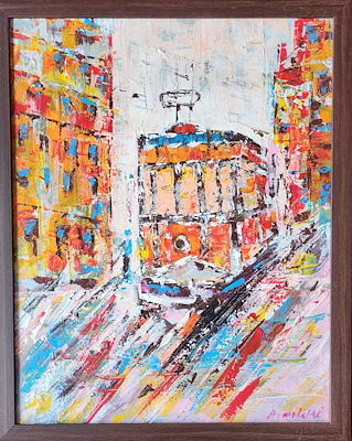 Akbar Maleki imzalı tablo — Yağlı Boya, 47×37 cm, 2.000 TL müzayede satışı