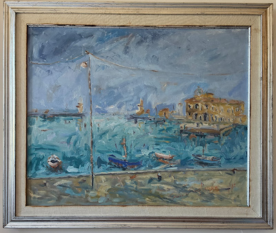Süleyman Şahin - Çoban Ressam- imzalı tablo — Yağlı Boya, 65×80 cm, 13.000 TL müzayede satışı