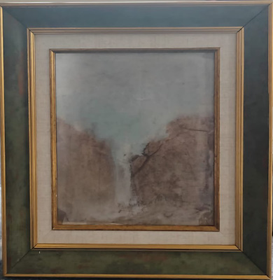 Ali Arif Ersen imzalı tablo — Gravür, 22×18 cm, 2.000 TL müzayede satışı