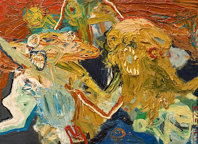Musa Egemen Bostancı imzalı tablo — Yağlı Boya, 100×140 cm, 9.000 TL müzayede satışı