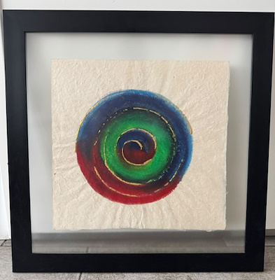 Günseli Kato imzalı tablo — Minyatür, 40×40 cm, 37.500 TL müzayede satışı