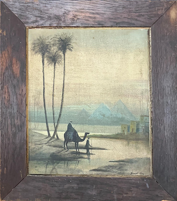 İsmet Sarı imzalı tablo — Yağlı Boya, 40×33 cm, 3.500 TL müzayede satışı
