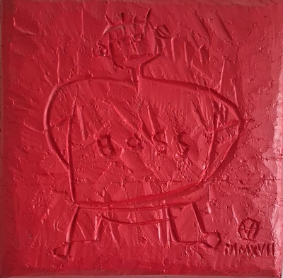 Harun Antakyalı imzalı tablo — Akrilik Boya, 50×50 cm, 30.000 TL müzayede satışı