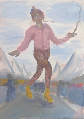 Yasin Gülten imzalı tablo — Yağlı Boya, 29.5×21 cm, 2.750 TL müzayede satışı