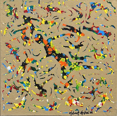 Mehmet Arıkan imzalı tablo — Akrilik Boya, 30×30 cm, 4.500 TL müzayede satışı