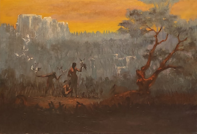 Fatih Şimşek imzalı tablo — Yağlı Boya, 80×115 cm, 47.500 TL müzayede satışı