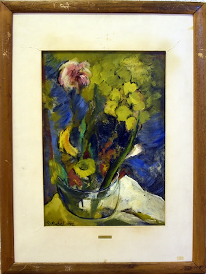 Güngör Arıbal Danışman imzalı tablo — Sulu Boya, 50×34 cm, 16.000 TL müzayede satışı