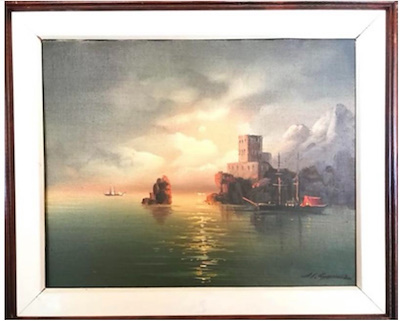 Mahmut Sümer imzalı tablo — Yağlı Boya, 40×50 cm, 6.000 TL müzayede satışı