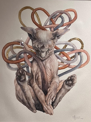 Inga Symonite Deniz imzalı tablo — Karışık Teknik, 45×35 cm, 25.000 TL müzayede satışı