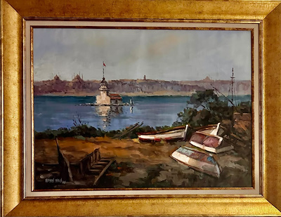 Noyan Yayla imzalı tablo — Yağlı Boya, 60×80 cm, 19.000 TL müzayede satışı