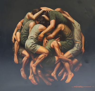 Babak Bidarian imzalı tablo — Yağlı Boya, 100×105 cm, 100.000 TL müzayede satışı