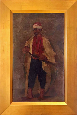 İbrahim Çallı imzalı tablo — Yağlı Boya, 49.7×29.7 cm, 600.000 TL müzayede satışı