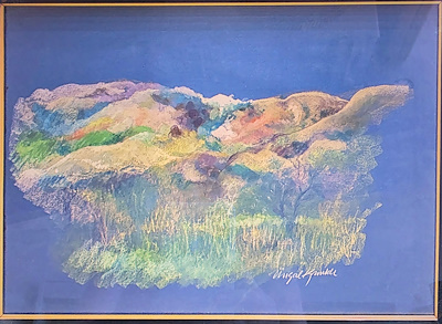 Ünsal Kınıklı imzalı tablo — Pastel Boya, 48×63.5 cm, 9.000 TL müzayede satışı