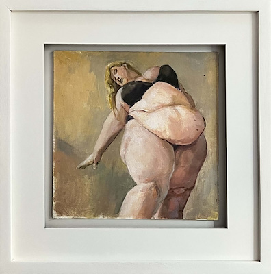 Çağrı Cengizoğlu imzalı tablo — Yağlı Boya, 25×25 cm, 9.000 TL müzayede satışı