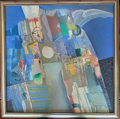 Dessislava Deneva imzalı tablo — Yağlı Boya, 70×70 cm, 10.000 TL müzayede satışı