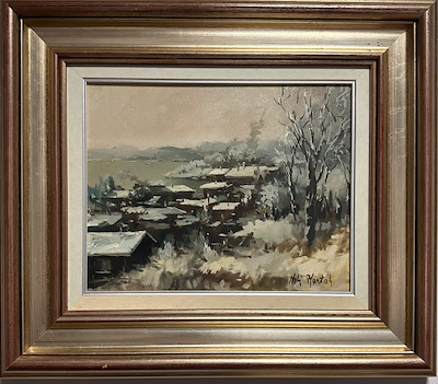 Ali Kartal imzalı tablo — Sulu Boya, 25×30 cm, 10.000 TL müzayede satışı