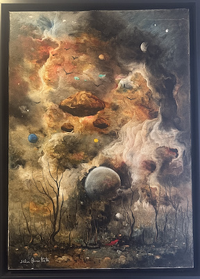 Selim Güventürk imzalı tablo — Yağlıboya, 50×70 cm, 30.000 TL müzayede satışı