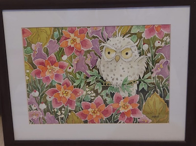 Neşe Evitan imzalı tablo — Suluboya, 29×21 cm, 3.500 TL müzayede satışı