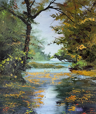 Veysel Akkuş imzalı tablo — Yağlıboya, 50×60 cm, 3.000 TL müzayede satışı