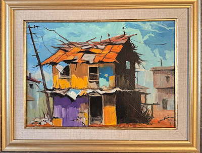 Metin Mankaloğlu imzalı tablo — Yağlıboya, 35×25 cm, 2.500 TL müzayede satışı