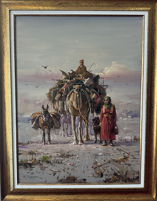 Remzi Taşkıran imzalı tablo — Yağlıboya, 60×80 cm, 19.000 TL müzayede satışı