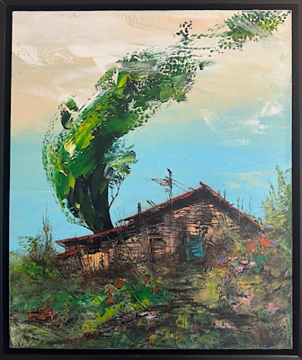 Mümin Candaş imzalı tablo — Yağlıboya, 50×60 cm, 30.000 TL müzayede satışı