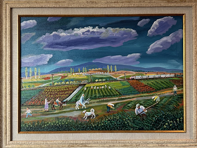 Yavuz Saraçoğlu imzalı tablo — Yağlıboya, 35×50 cm, 3.500 TL müzayede satışı