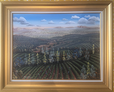 Recai Öztürk imzalı tablo — Yağlıboya, 80×60 cm, 30.000 TL müzayede satışı