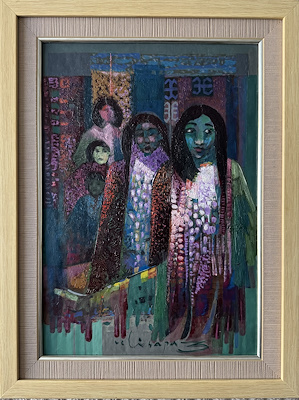 Veli Sapaz imzalı tablo — Yağlı Boya, 25×35 cm, 9.000 TL müzayede satışı