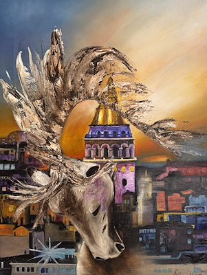 Seher Uysal imzalı tablo — Yağlıboya, 50×70 cm, 3.500 TL müzayede satışı