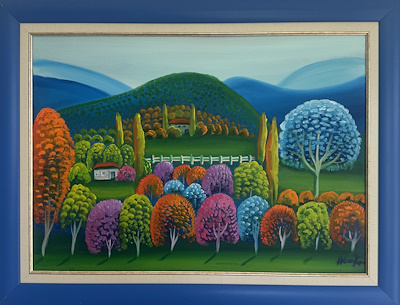 Hasan Kara imzalı tablo — Yağlıboya, 50×70 cm, 5.000 TL müzayede satışı