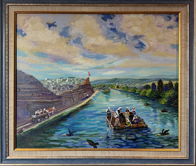 Yavuz Saraçoğlu imzalı tablo — Yağlıboya, 50×60 cm, 3.500 TL müzayede satışı