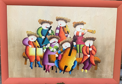 Joyce Roybal imzalı tablo — Yağlıboya, 90×60 cm, 15.000 TL müzayede satışı