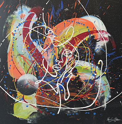 Mehmet Emin Birsen imzalı tablo — Akrilik, 90×90 cm, 5.000 TL müzayede satışı