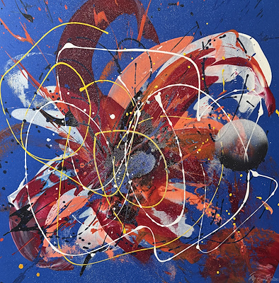 Mehmet Emin Birsen imzalı tablo — Akrilik, 90×90 cm, 6.400 TL müzayede satışı