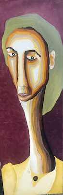 Şervan Celali imzalı tablo — Yağlıboya, 35×105 cm, 25.000 TL müzayede satışı