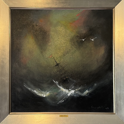 İsmail Beydili imzalı tablo — Yağlıboya, 80×80 cm, 15.000 TL müzayede satışı