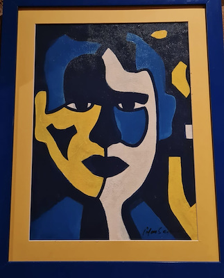 İrfan Seçkin imzalı tablo — 31×42 cm, 3.500 TL müzayede satışı