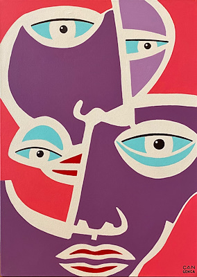 Can Genca imzalı tablo — Akrilik, 70×50 cm, 7.000 TL müzayede satışı