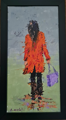 Akbar Maleki imzalı tablo — Yağlıboya, 30×40 cm, 2.000 TL müzayede satışı
