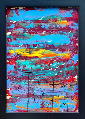 Saeed Aghanejad imzalı tablo — Yağlı Boya, 31×21 cm, 1.600 TL müzayede satışı