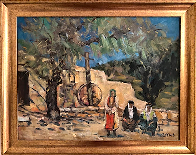 Momunbek Astar imzalı tablo — Yağlı Boya, 42×55 cm, 6.750 TL müzayede satışı