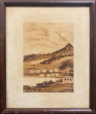 Zeki Yeğin imzalı tablo — Yağlı Boya, 16.5×12 cm, 3.000 TL müzayede satışı