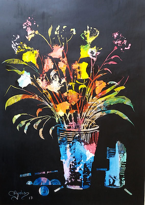 Aydın Baykara imzalı tablo — Karışık Teknik, 67×47 cm, 4.500 TL müzayede satışı