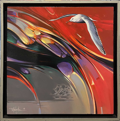Mehmet Hacıfettahoğlu imzalı tablo — Yağlı Boya, 50×50 cm, 12.000 TL müzayede satışı