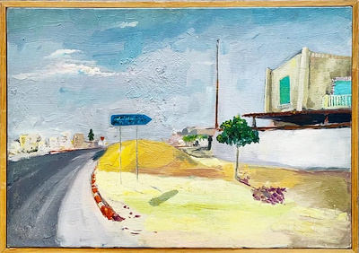 Rıdvan Özgür imzalı tablo — Yağlı Boya, 50×35 cm, 2.500 TL müzayede satışı