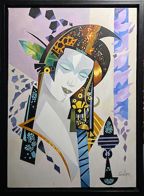 Haluk Evitan imzalı tablo — Yağlı Boya, 56×40 cm, 30.000 TL müzayede satışı