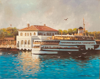 Levent Taka imzalı tablo — Yağlı Boya, 50×60 cm, 5.000 TL müzayede satışı